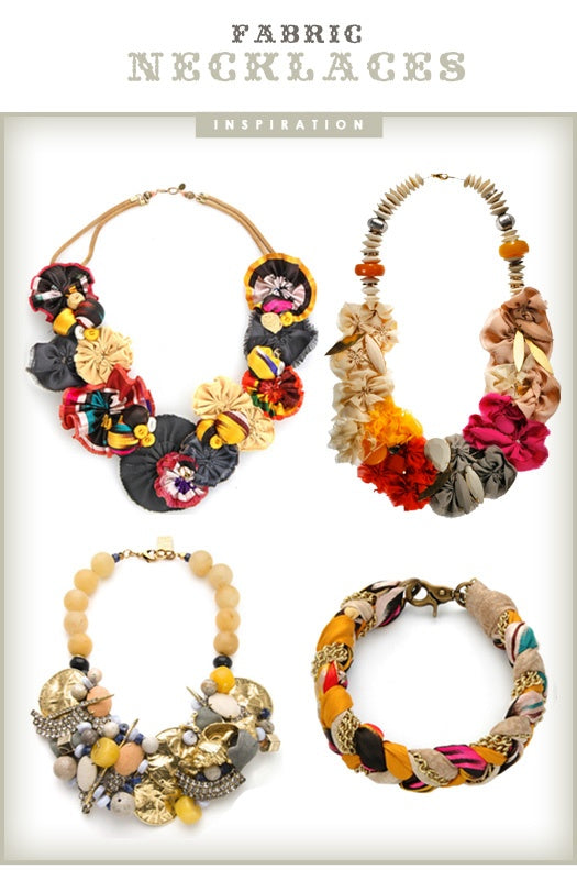 DIY :: Un collier en tissus inspiré de Frida Khalo