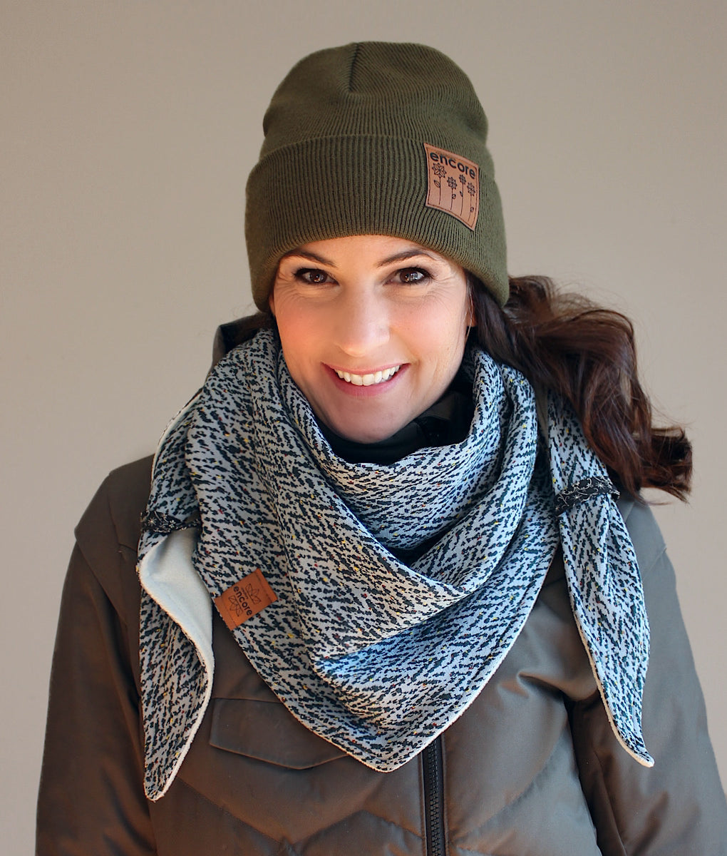 Foulard triangle polaire