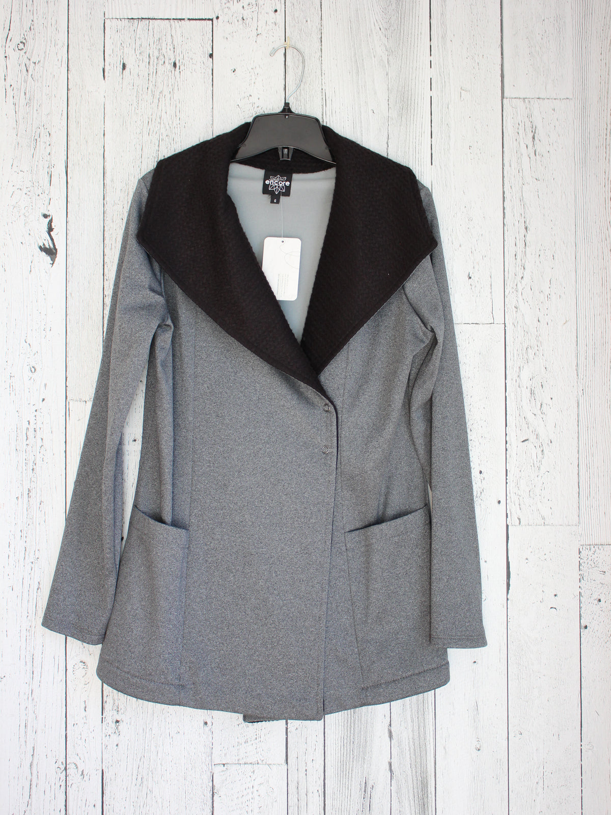 Veste Grise et noire