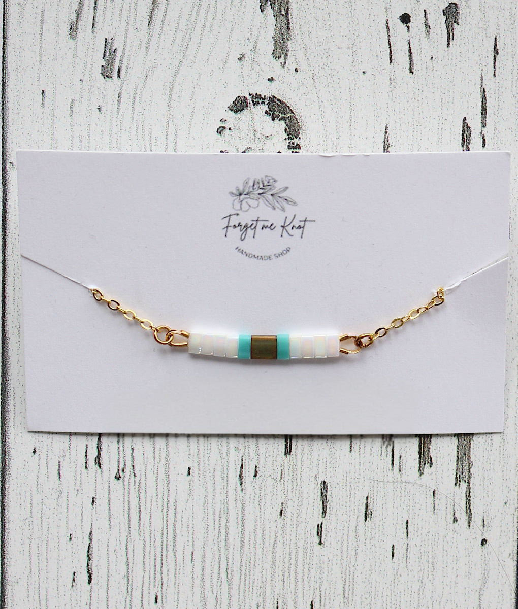 Bracelet Miyuki chaine coulissante
