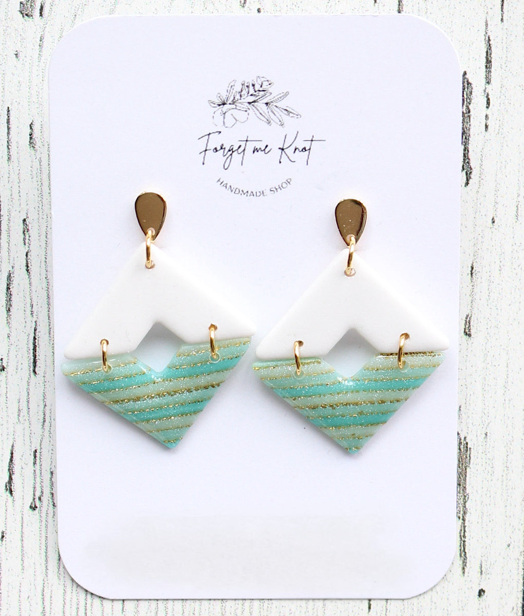 Boucles d'oreilles collection coast turquoise
