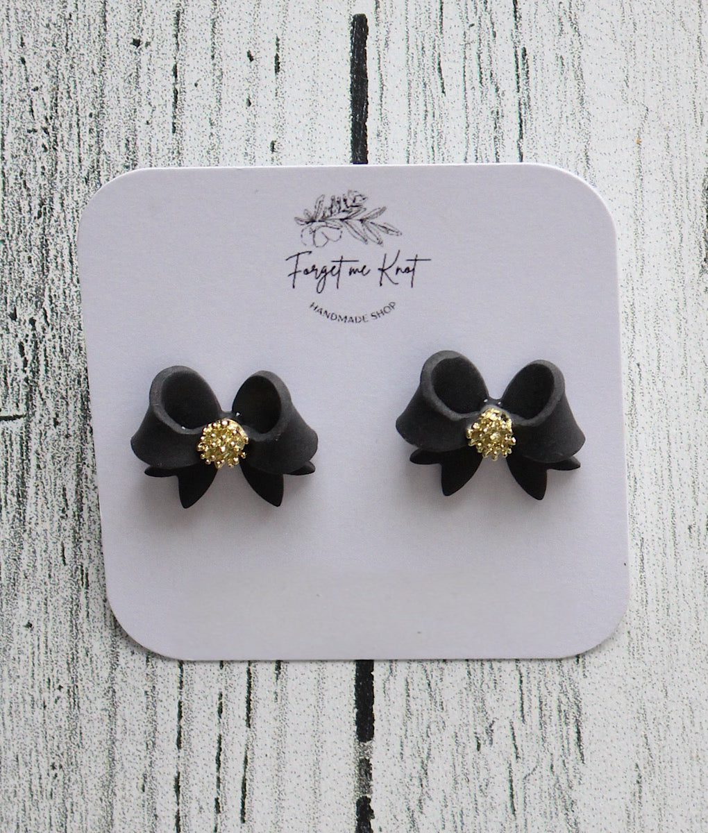 Boucles d’oreilles boucles noires