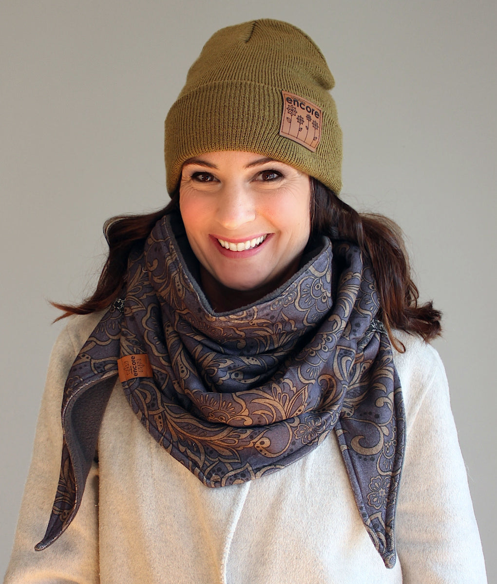 Foulard triangle polaire