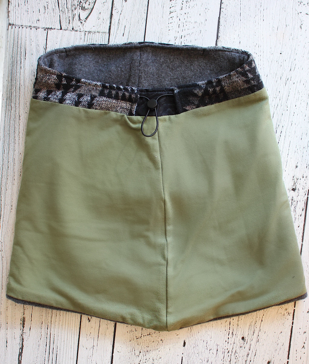 Col Polaire vert motif aztèque